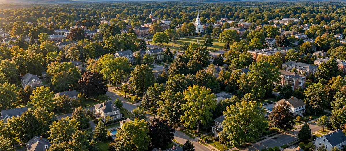 Aerial view of Acorn Terrace, MA