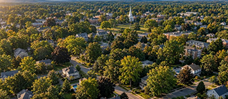 Aerial view of Acorn Terrace, MA